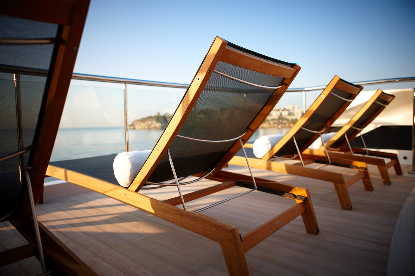 Part of a series of detail images to convey the quality of the boat. Shot on location in Palma.