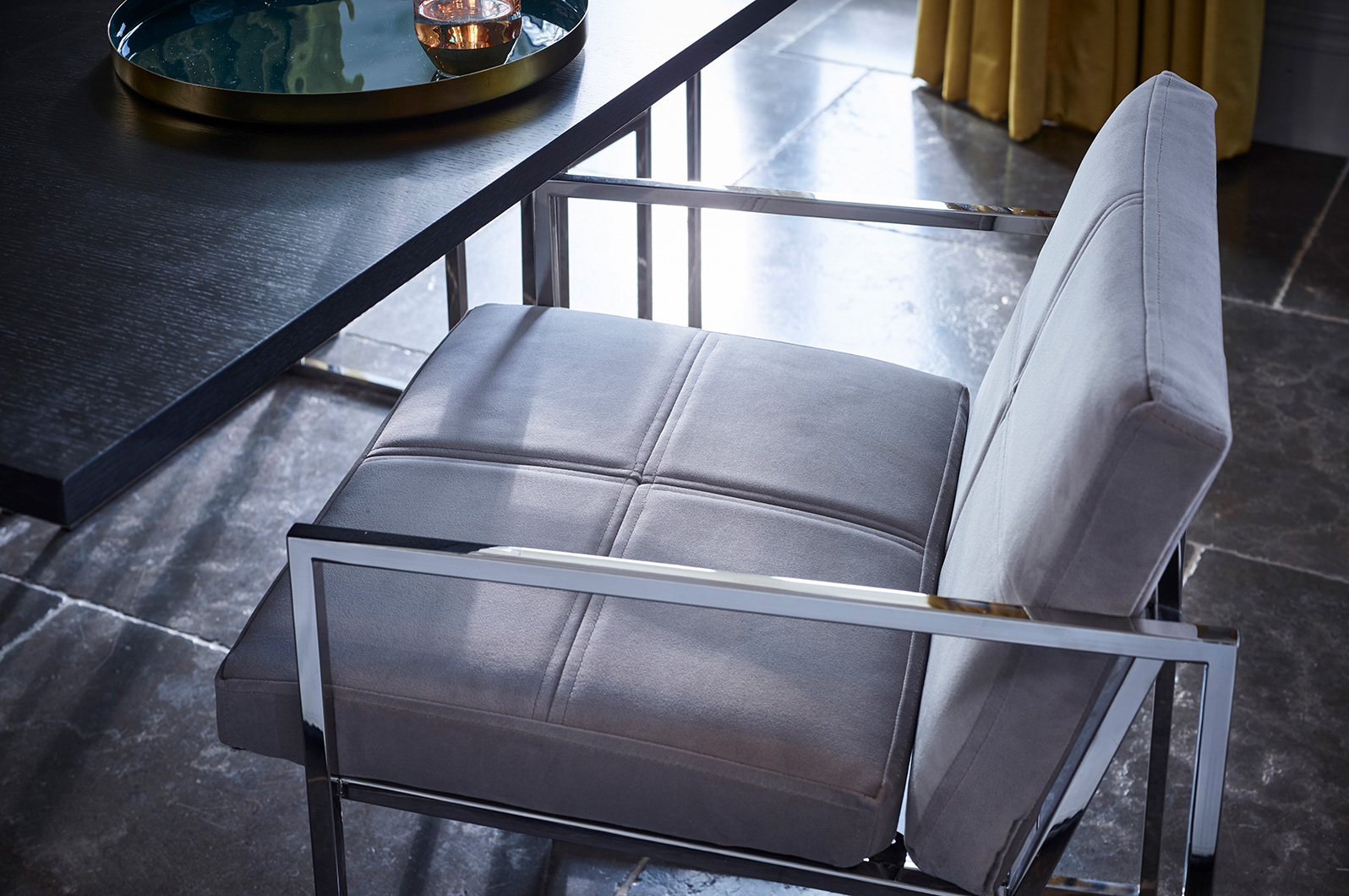 Detail of dining chair to work alongside the main image.